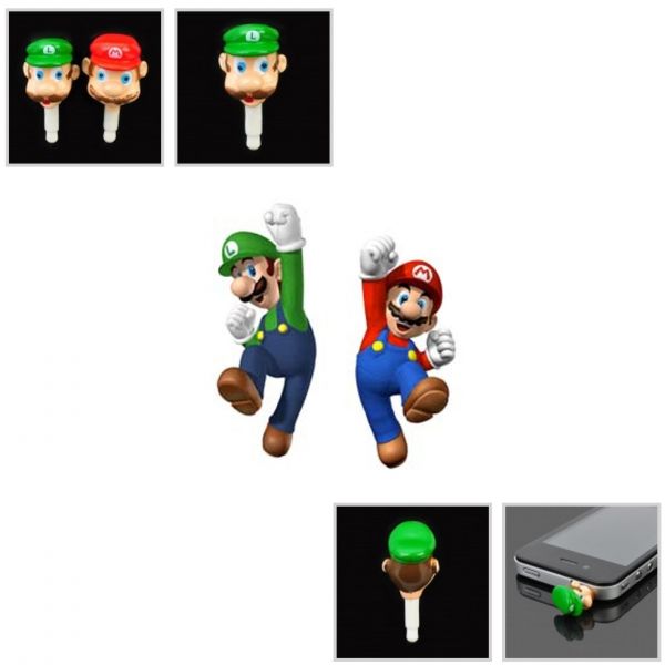 Plug Anti-Poeira 3,5 mm – Mario & Luigi